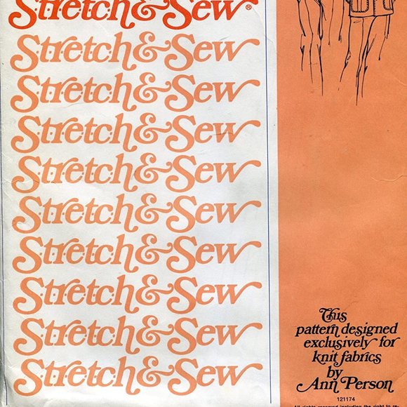 Stretch & Sew Pattern 1790 ~ Men's Safari and Shirt Jacket ~ Chest 36-50 - Picture 2 of 2